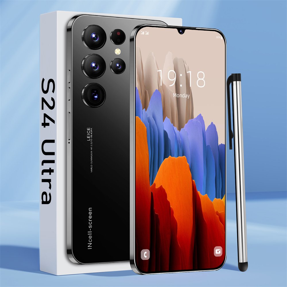 2024 Hot sale 5G Smarephone S24 Ultra original 7.3 inch 16GB+1TB 108MP HD Beauty Camera Smartphone Cell Mobile Phone